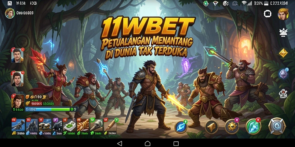 Tangkapan layar gameplay 11WBET menunjukkan petualangan yang menegangkan.
