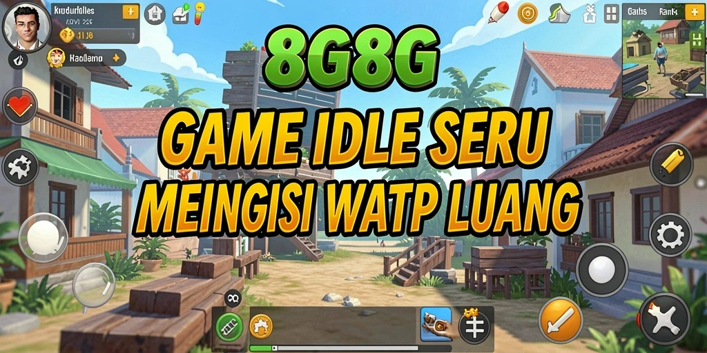 Tampilan menarik dari gameplay 8G8G yang seru dan santai.