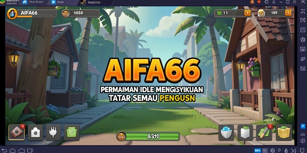 Tangkapan layar AIFA66 yang menampilkan pengalaman gameplay Idle yang menarik.