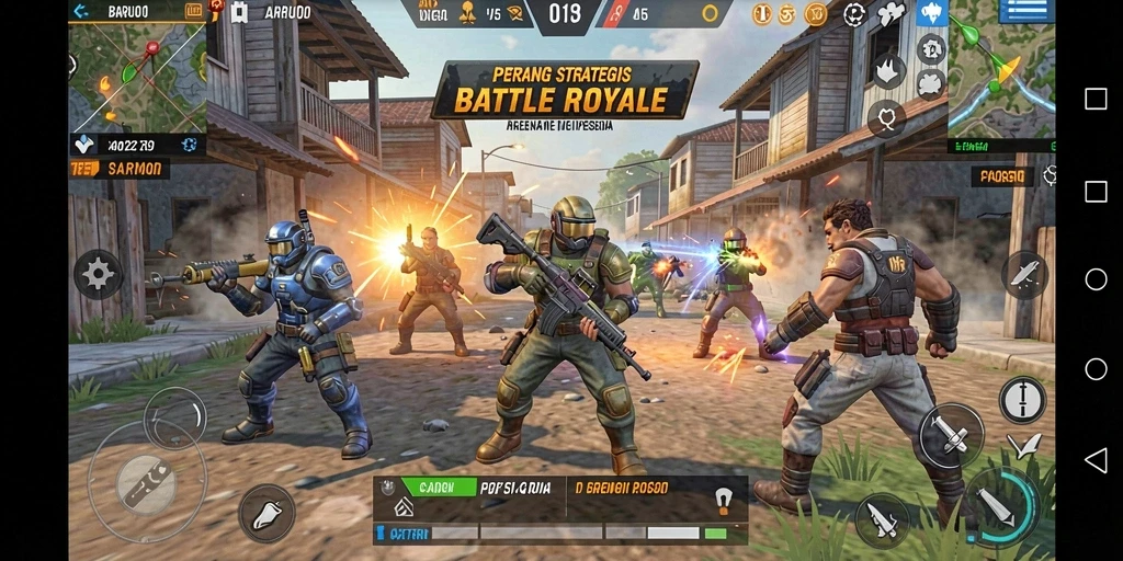 Gameplay BARU01 yang mendebarkan dengan banyak aksi di lapangan.