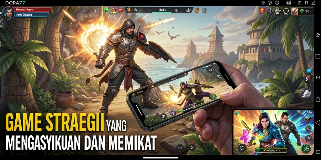 Tampilan gameplay DORA77 yang seru dan mendebarkan.