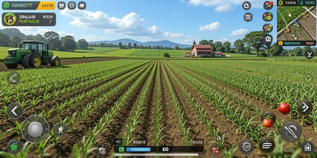 Tangkapan layar GOGO77 menampilkan keindahan kebun dengan tanaman yang beragam.