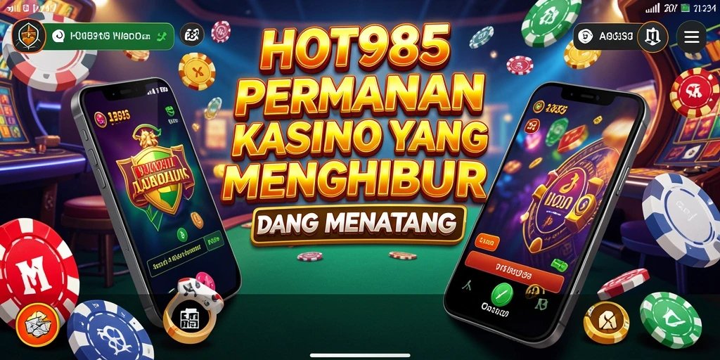 Screenshot HOT985 menampilkan pengalaman bermain Kasino yang mendebarkan.