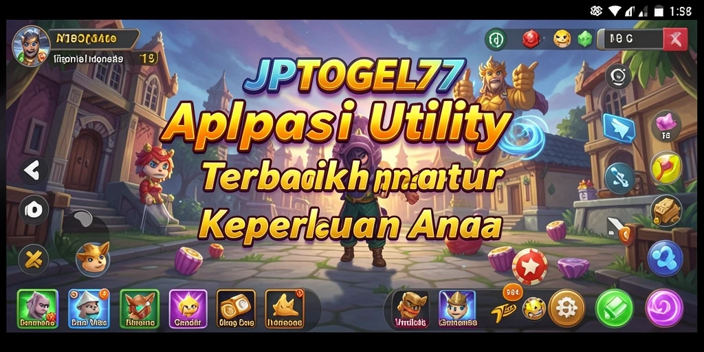 Tampilan aplikasi JPTOGEL77 yang dinamis dan user-friendly