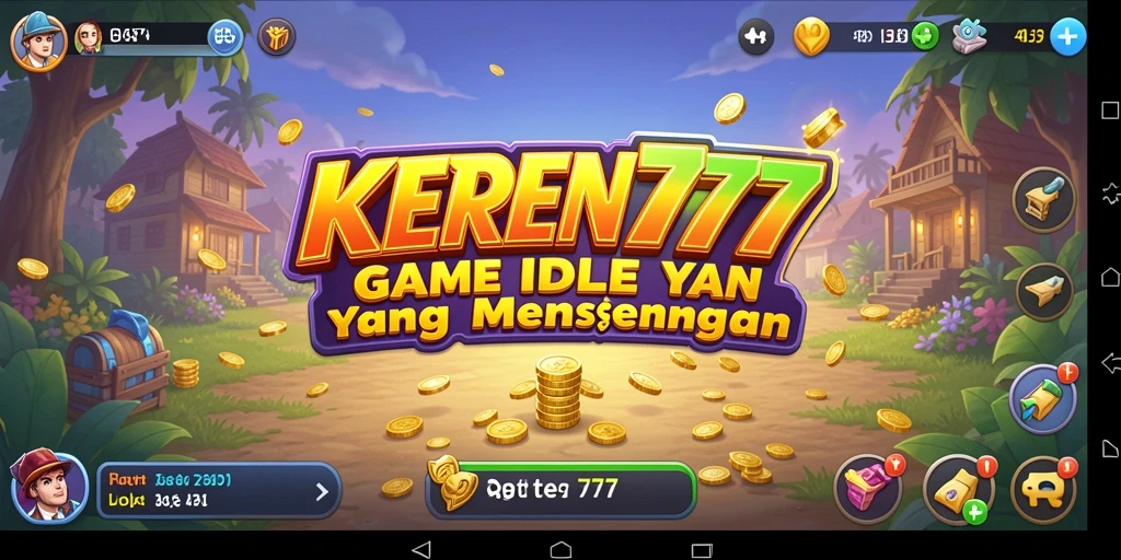 Tampilan gameplay KEREN777 yang menarik dan penuh warna.