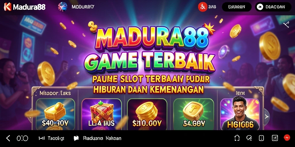 Tampilan gameplay Slot yang menawan dan menarik di MADURA88.