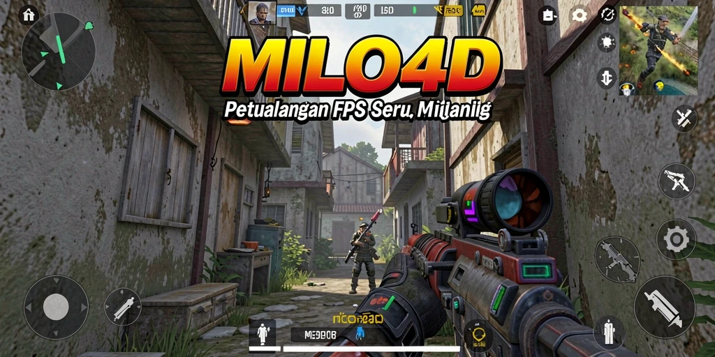 Tampilan aksi seru dari gameplay <strong>MILO4D</strong> yang menegangkan.
