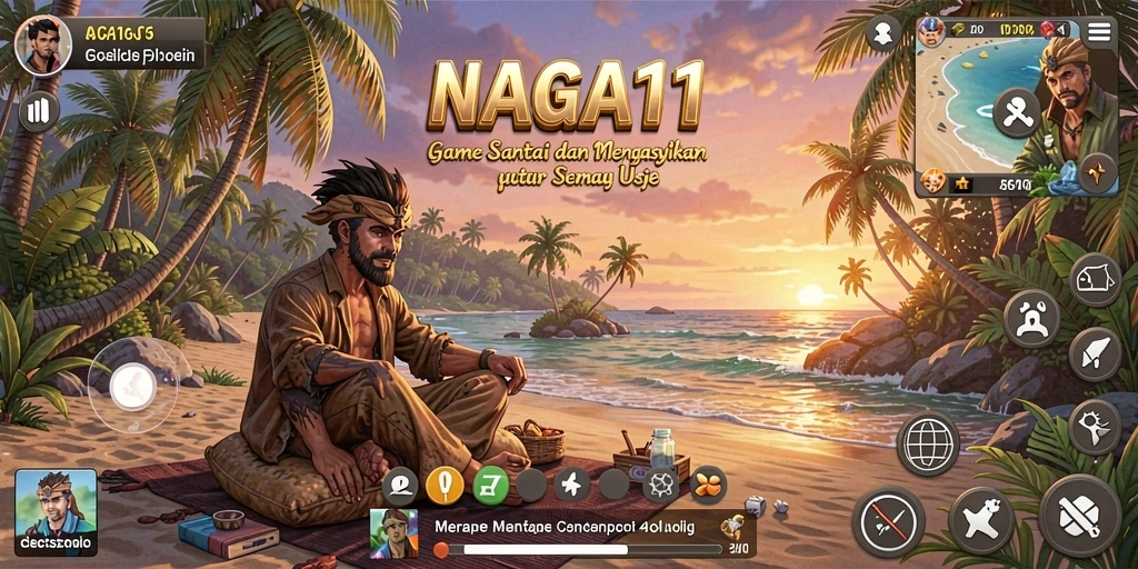 Tampilan gameplay NAGA11 yang menarik dan mengasyikkan.
