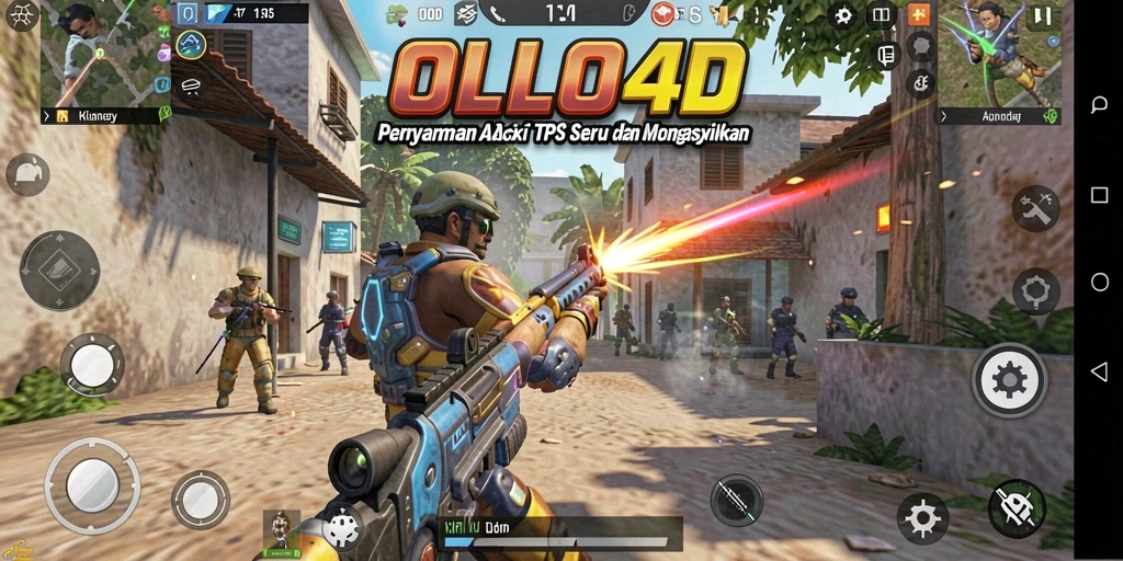 Tangkapan layar dari gameplay seru OLLO4D yang penuh aksi.