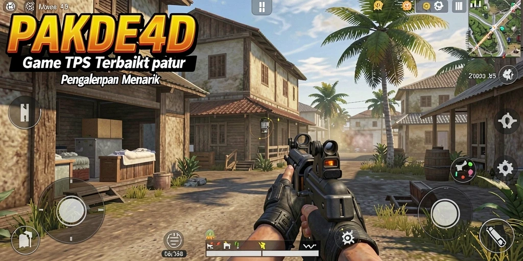Tampilan aksi mendebarkan dalam PAKDE4D saat pertarungan intens.