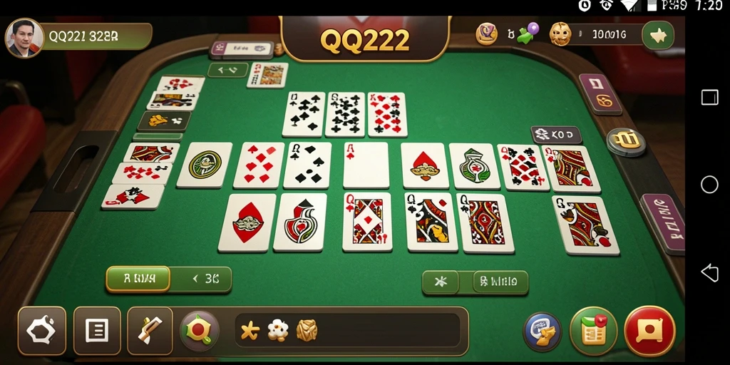 Screenshot utama QQ222 menunjukkan pemain bersaing dalam permainan domino.