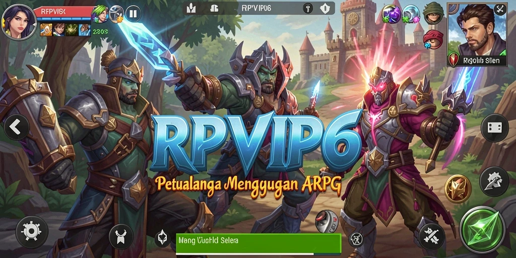 Tampilan menarik dari gameplay RPVIP6 yang mendebarkan.