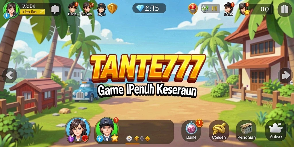 Tampilan gameplay TANTE777 yang menarik dalam mode Idle.
