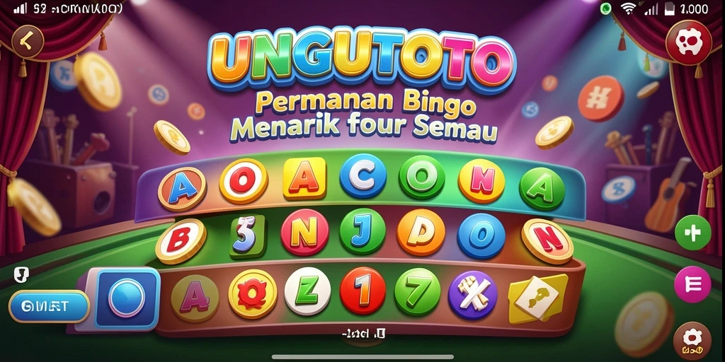 Tampilan gameplay UNGUTOTO yang menampilkan keseruan Bingo.